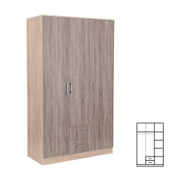 atnkov skria Miami 120x205 cm dub york - dub sonoma