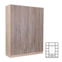 atnkov skria Miami 160x205 cm dub york - dub sonoma
