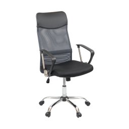 Ergonomick oton kancelrska stolika Fit, siv