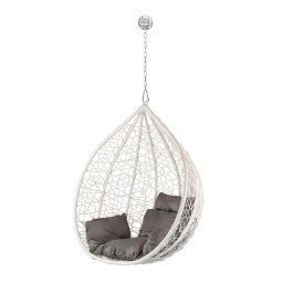 Zvesn kreslo Havanna Easy s bielou upevovacou spravou