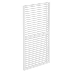 LUXE Bon panel s lamelami (R) 123x218cm do 4 m biely