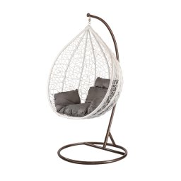 Hojdacie kreslo Havana bielo-hned