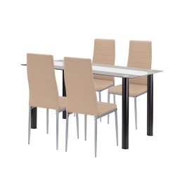 Jedlensk set Denton 4+1 bovo-siv