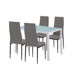 Jedlensk set Midland 4+1 sivo-ierny