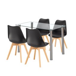 Jedlensk set Velon 4+1 bielo-ierny