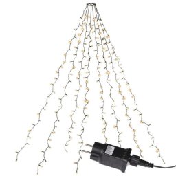 LED svetelný reťazec na vianočný stromček 200 LED,teplá biel