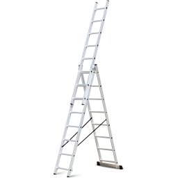 Rebrík hliníkový 3x7st 424cm Procraft