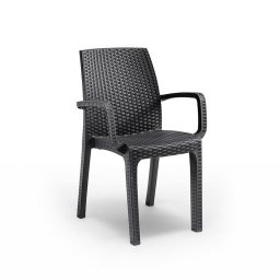 Plastov zhradn stolika Verdi graphite