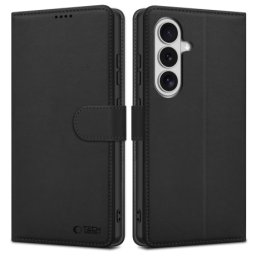 Tech-Protect Wallet knižkové puzdro na Samsung Galaxy S26 Plus, čierne