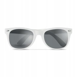 Biele slnečné okuliare Wayfarer