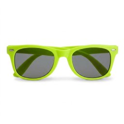 Zelené slnečné okuliare Wayfarer