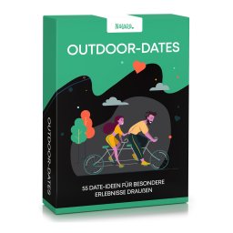 Spielehelden Outdoor Dates Kartová hra pre páry 55 nápadov na milostné rande Svadobný darček