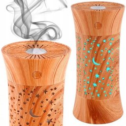 Ultrazvukový aróma difuzér s RGB LED svetlom 260 ml + Dárek Aromatique Vonný olej 12ml