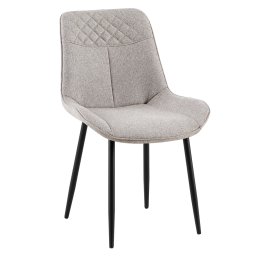 Kondela Jedálenská stolička, béžová/čierna, ALIA