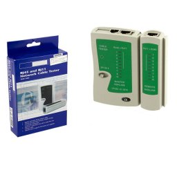 Tester skúšačka káblov rj45/rj12/rj11