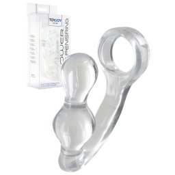 ToyJoy Power Plug & Penisring Clear