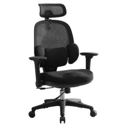 Kondela Kancelárske kreslo, čierna, látka, plast, ABRAMO