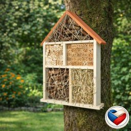 Hotel pre hmyz pre včely a lienky 47×76 cm, česká výroba