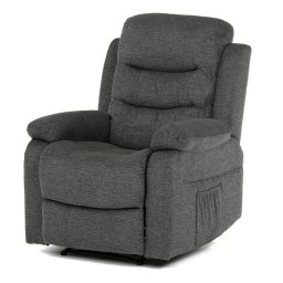 Autronic, Polohovacie kreslo, manuálne, sivé, látka, TV-4086 GREY2