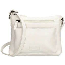Biela prešívaná crossbody kabelka „Nataly”