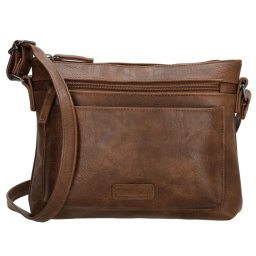 Hnedá prešívaná crossbody kabelka „Nataly”