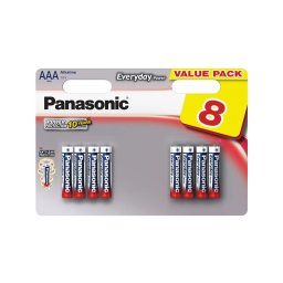 Batéria AAA (R03) alkalická PANASONIC Everyday Power 8ks / blister