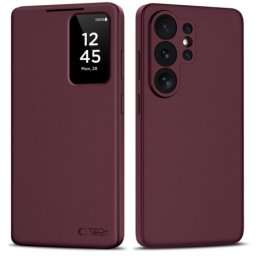 Tech-Protect Smart Wallet knižkové puzdro na Samsung Galaxy S26 Ultra, bordové