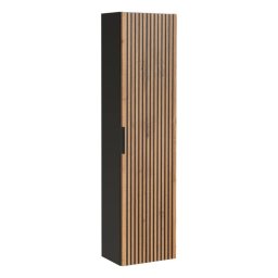 Kúpeľňová skrinka CMD XILO BLACK WOTAN 80-01-D-1D čierne/dub wotan