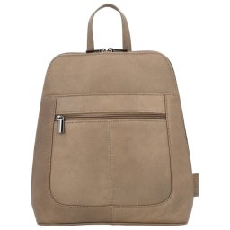 Béžový elegantný ruksak z pravej kože „Santa Lucia“