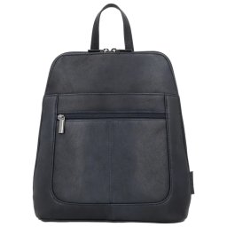 Tmavomodrý elegantný ruksak z pravej kože „Santa Lucia“