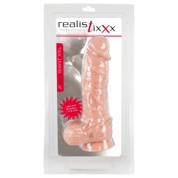 realistixxx - realistick dild XXL - vek 32 cm - natur