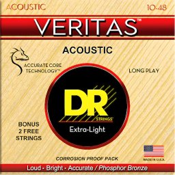 Struny na akustickú gitaru VTA-10 Veritas 10-48 DR Strings