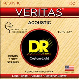 Struny na akustickú gitaru VTA-11 Veritas 11-50 DR Strings