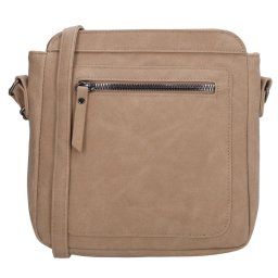 Béžová prešívaná crossbody kabelka „Diadem”