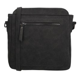 Čierna prešívaná crossbody kabelka „Diadem”