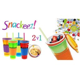Snackeez pohár jedlo pitie v jednom