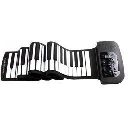 Rolovací klavír elektrický silikónová podložka s 88 klávesmi až 128 tónov + Bluetooth + MIDI