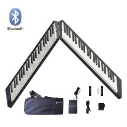 Digitálne piano prenosné skladacie 130cm + 88 kláves + BT + Li-ion + Stereo reproduktory