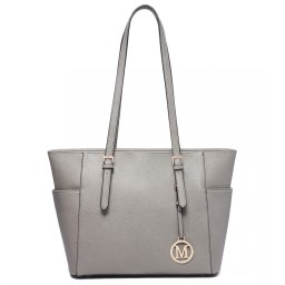 Sivá elegantná shopper kabelka „Celeste“