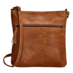 Hnedá prešívaná crossbody kabelka „Jenny”