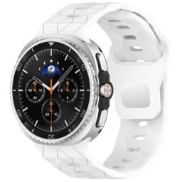 BStrap Silicone Grid remienok na Samsung Galaxy Watch 8, white