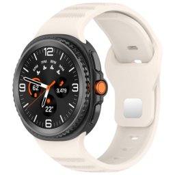 BStrap Silicone Dotline remienok na Samsung Galaxy Watch 8, starlight