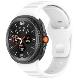 BStrap Silicone Dotline remienok na Samsung Galaxy Watch 8, white