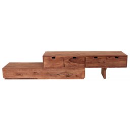 indickynabytok.sk - TV stolík 260x40x40 indický masív palisander