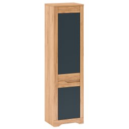 Kondela Skriňa V2, pravá, dub craft zlatý/grafit sivá, FIDEL