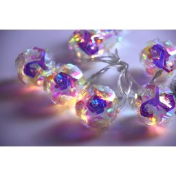 Dekoratívne osvetlenie Blossom Magic 10 LED, teplá biela, ča