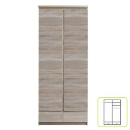 Kondela Skriňa, 83cm, kombinovaná, dub sonoma, PANAMA typ 01