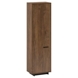 Kondela Skriňa, 59cm, policová, dub bolzano, čierna, ľavá, DELIS V1