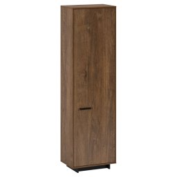 Kondela Skriňa, 59cm, policová, dub bolzano, čierna, pravá, DELIS V2