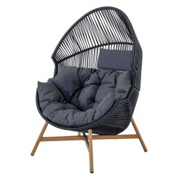 Holandsk ratanov kreslo s koom